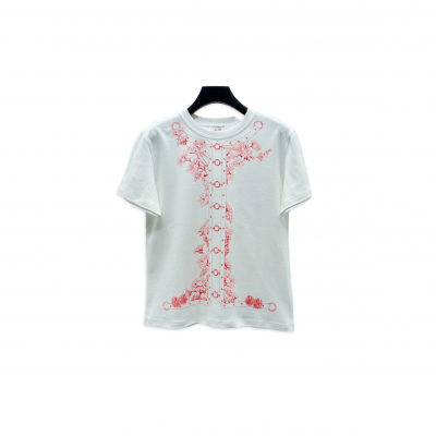 HERMES T-SHIRT WITH MAXI PRINT H6E4620DC9034